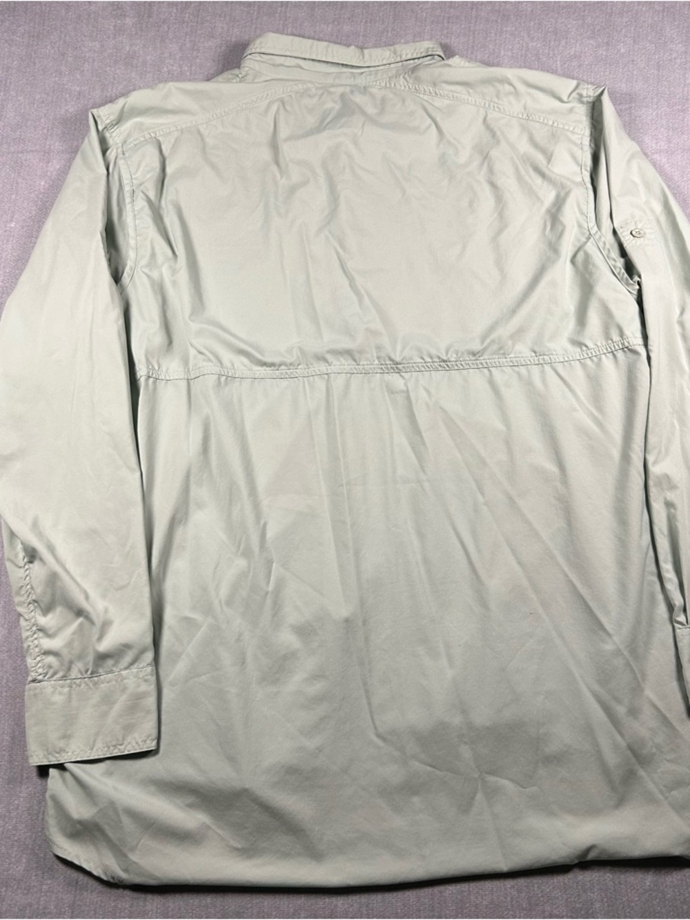 Cabela's Lightweight Outdoor Button-Up Shirts — Sage & Ivory Size XL Tall - Picture 6 of 9